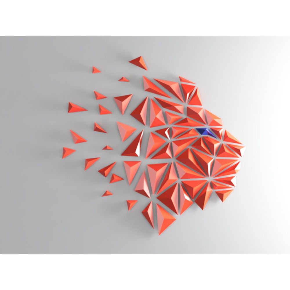 DGEmily Lion Wall Art V1 | Large-Scale Wall Decor | Custom Sizes!!